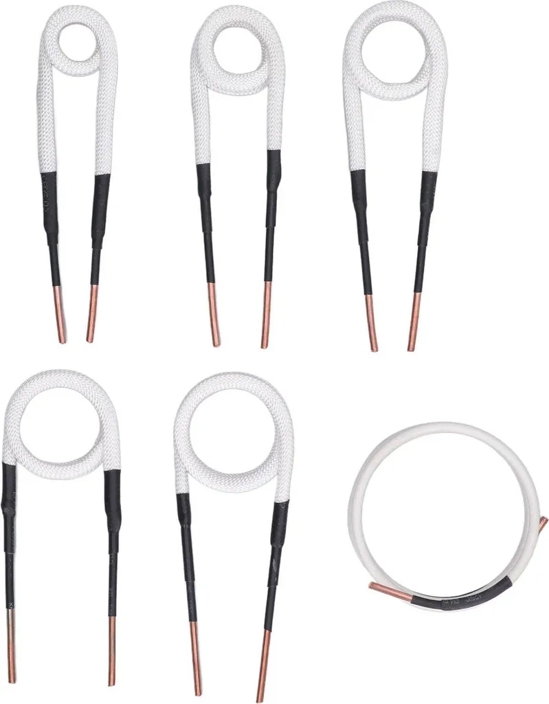 Bobines induction en laiton de 3 mm malléables lot de 6 tailles variées