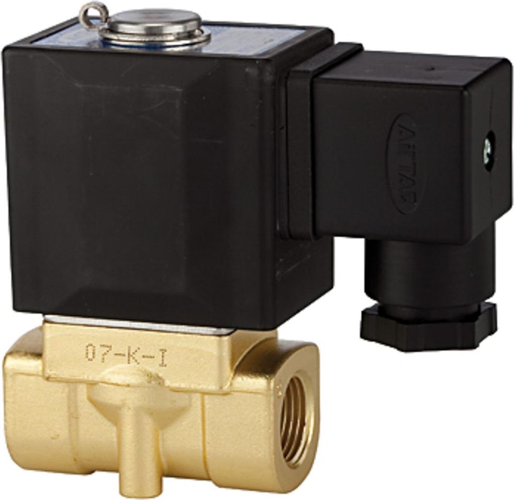 Riegler 2/2-Wege-MV., MS, NC, direktg., 24 V DC, G 3/8, PN 0-10 bar