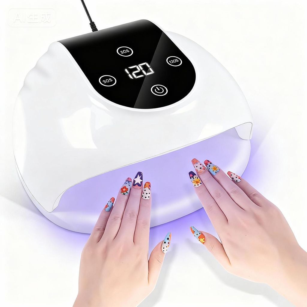 Nageltrockner LED UV Lampe für Nägel HIGH POWER LCD-Display Lichthärtungsgerät Aushärtungswerkzeug Volldiamant für Fingernägel Geeignet, 268W