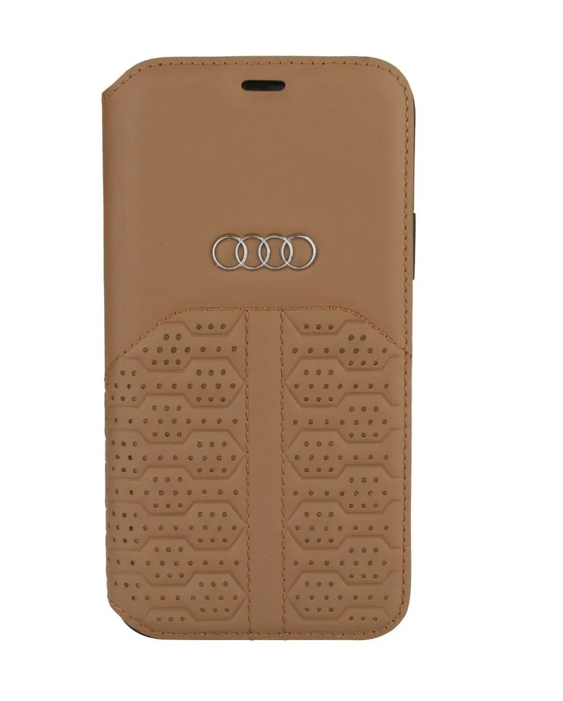 Custodia Protettiva Audi A6 iPhone 12 / 12 Pro Pelle Porta Carte