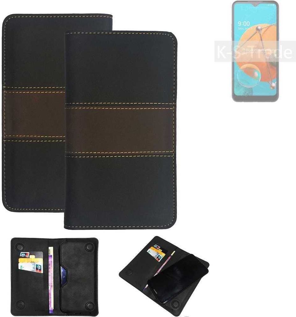 K-S-Trade Hülle Handyhülle kompatibel mit LG Electronics K51 Schutzhülle Walletcase Bookstyle Tasche Schutz Case Handytasche Wallet Cover