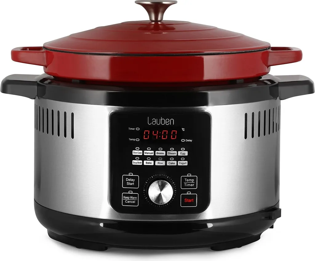 Robot Cuiseur Vapeur et Mijoteuse : Cuisine Facile avec Cuve Fonte