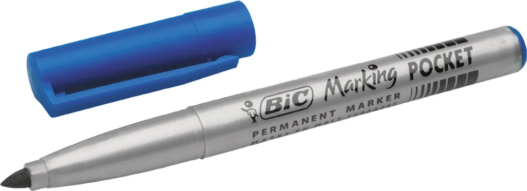 Set 4 Marcatori Permanenti BIC 8755911 Ecolutions - Punta Fine Tonda