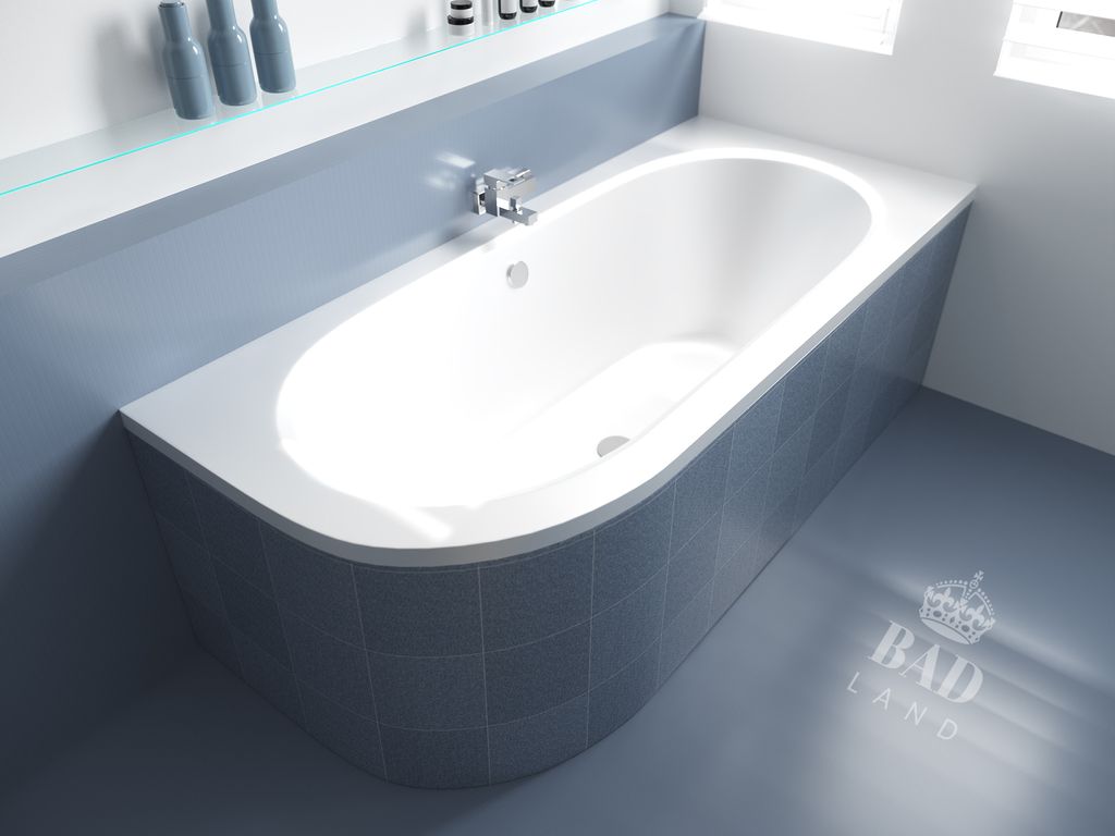 Badewanne Eckbadewanne 180x80 Rechts mit Produktbild 