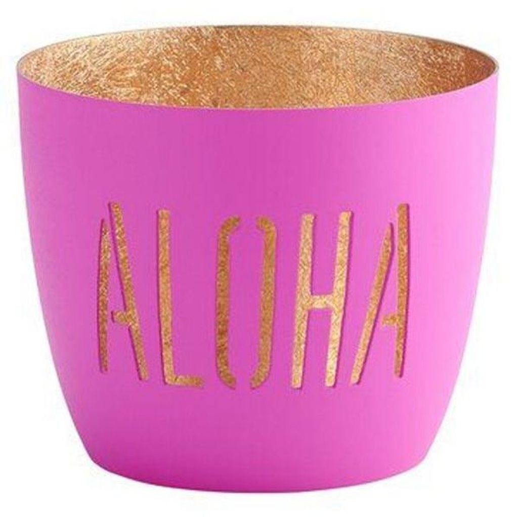 Gift Company Windlicht Madras Aloha Neon Purple Produktbild 