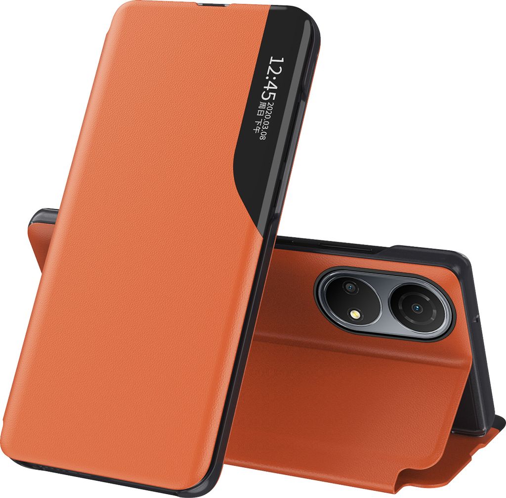 Hülle für Honor X7 Smart View Fenster Flip Stand Cover Produktbild 