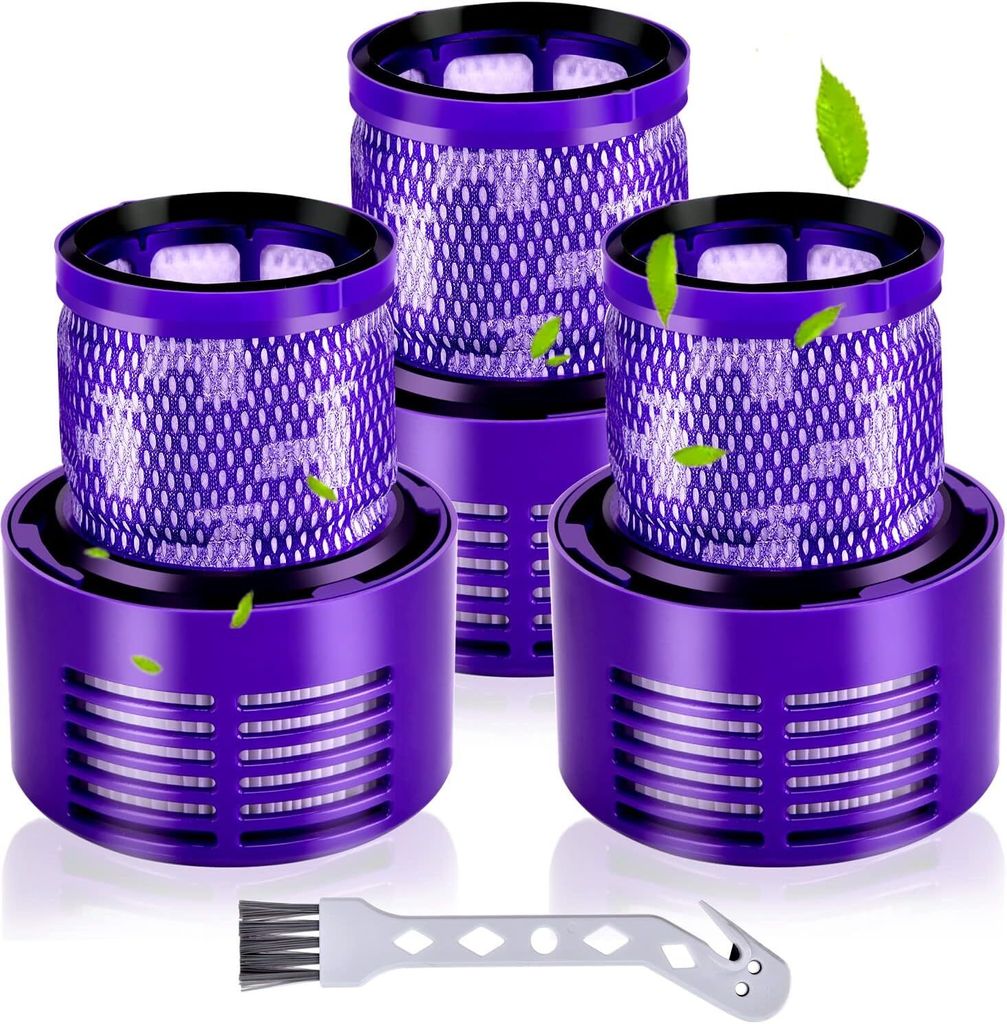 3er-Pack V10-Filter für Dyson V10 Animal V10 Absolute V10 Total Clean V10 Cyclone SV12 Kabelloser Staubsaugerfilter, Ersatzfilter, Ersatzteile, wa...