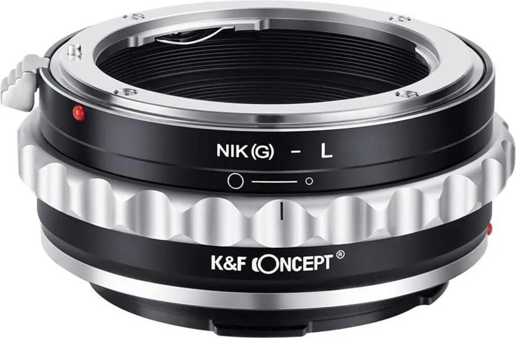 Bague d'adaptation monture L pour objectifs Nikon F avec focus manuel