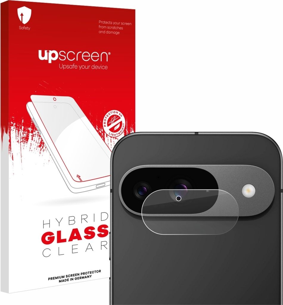 upscreen Schutzglas für Google Pixel 9 (NUR Kameraschutz) Schutzfolie Panzer Folie Glas Display Schutz klar