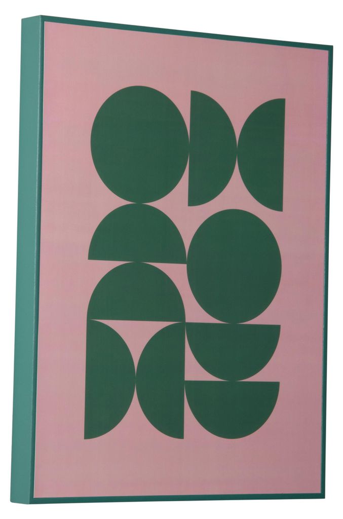 WANDOBJEKT Geo Abstracto - Rosa - 3/30/40 cm