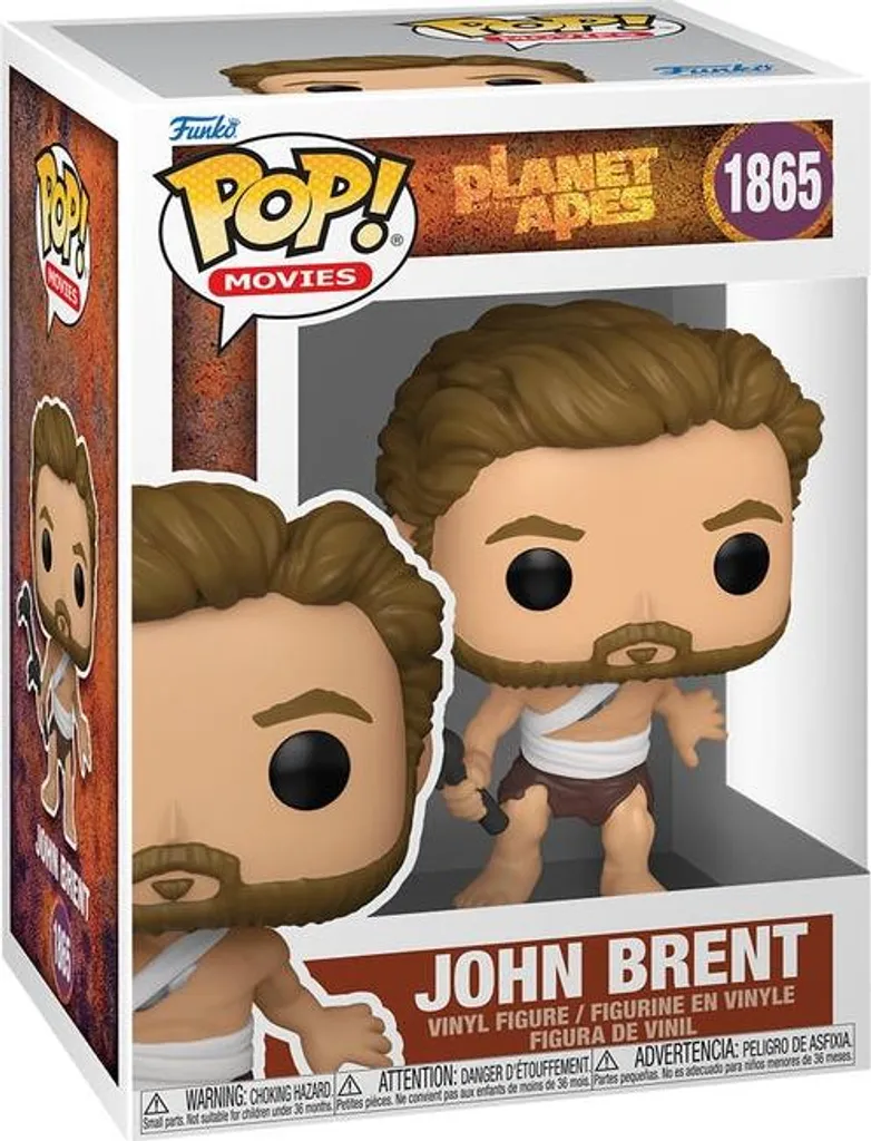 Figurine John Brent La Planète des Singes en vinyle détails officiels