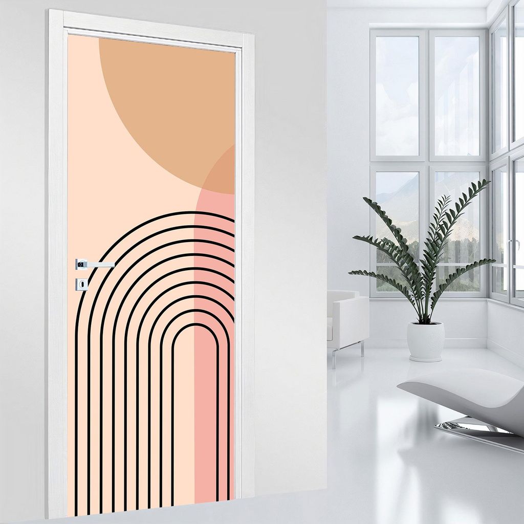 Türsticker – Lumaléa – Boho – MAT-Kleber – Breite 73 x H?he 205 cm