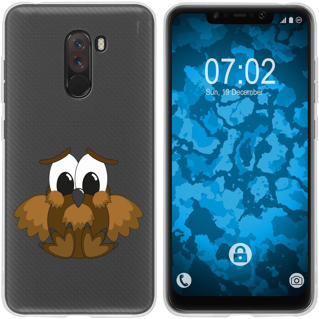 PhoneNatic Case kompatibel mit Xiaomi Pocophone F1 Silikon-Hülle Cutiemals M9