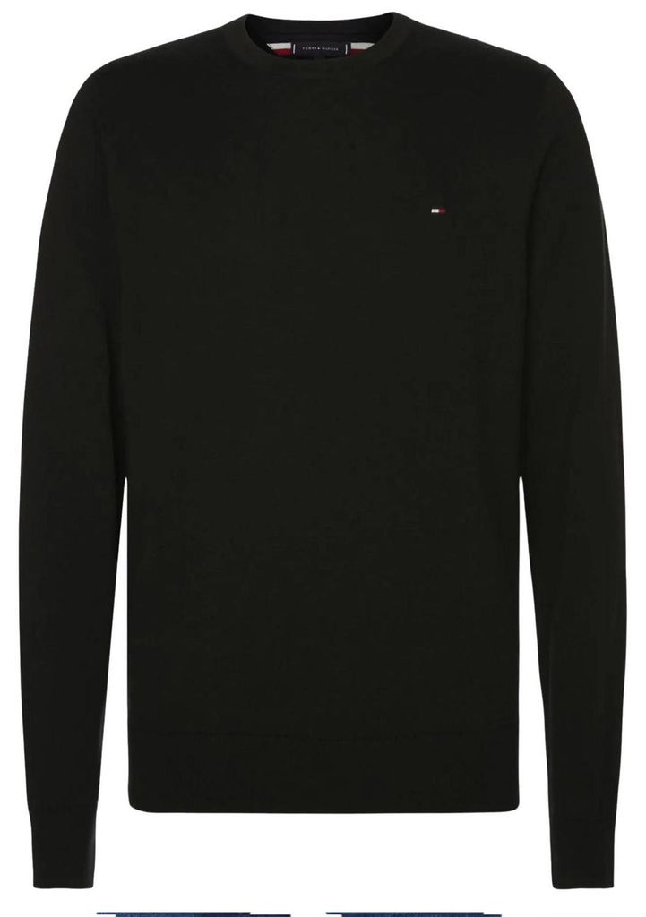 Tommy Hilfiger - Pullover Top für Herren, Baumwolle NA549 (XXL) (Schwarz)
