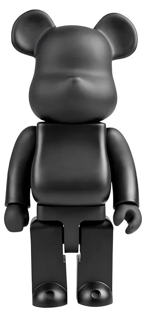 Medveď Bearbrick 400% figúrka do interiéru 28cm čierna Obrázok produktu 