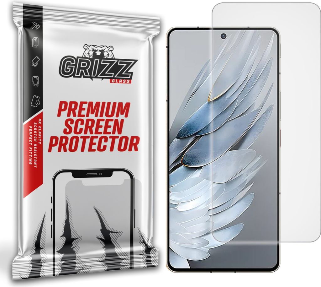 GrizzGlass Matte Folie PaperScreen für Nubia Z50S Pro