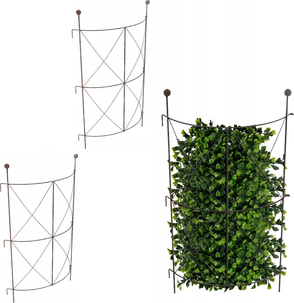GARTEN BLUMEN PERGOLA 90CM - SATZ VON 4 PACKUNGEN Metall