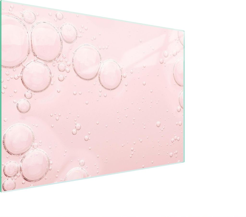 Rosa Hartglas-Schneidebrett 40x30 cm, robust, kratzfest und Produktbild 