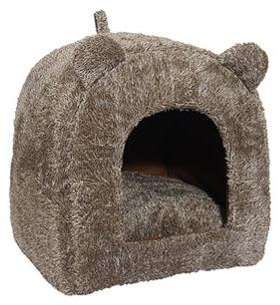 40 Winks Rosewood Kattenmand Iglo Teddy Bruin - Kattenbed / Mand / Kussen