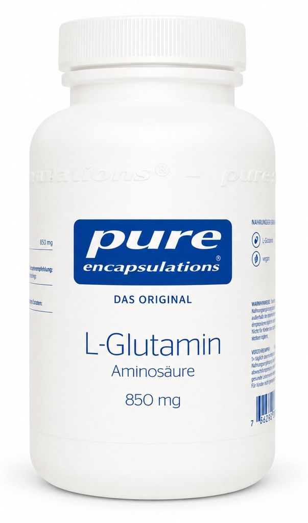 Pure Encapsulations, L-Glutamina, 850 mg, cápsulas, 90 Imagen del producto 