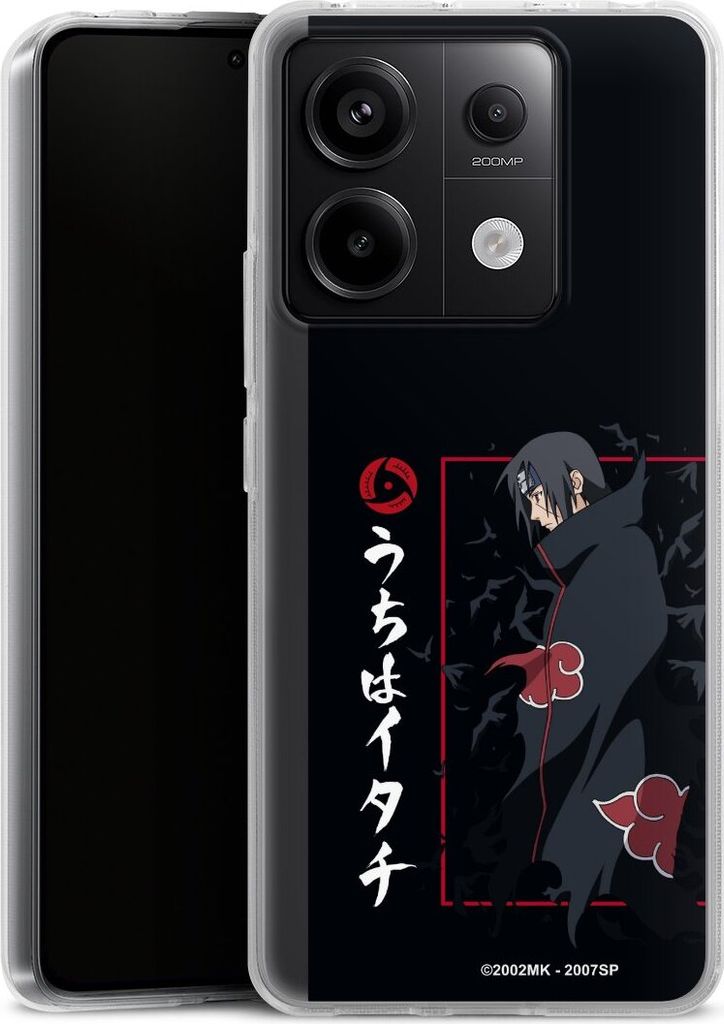 DeinDesign Handyhülle für Xiaomi Redmi Note 13 Pro 5G Silikon Hülle Case Smartphone Schutzhülle Naruto Shippuden Offizielles Lizenzprodukt Itac...