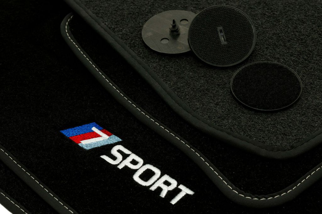 SPORT Velour Fußmatten Satz für BMW 7 F01 (2008-2015) - Passgenau