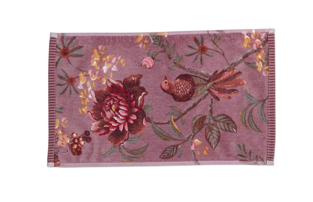 Pip Gästetuch Secret Garden" mauve 30x50 cm"