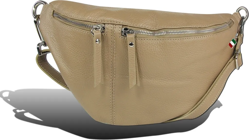 Tracolla Florence Pelle Beige Taupe D2OTF820N - Accessorio Luxury