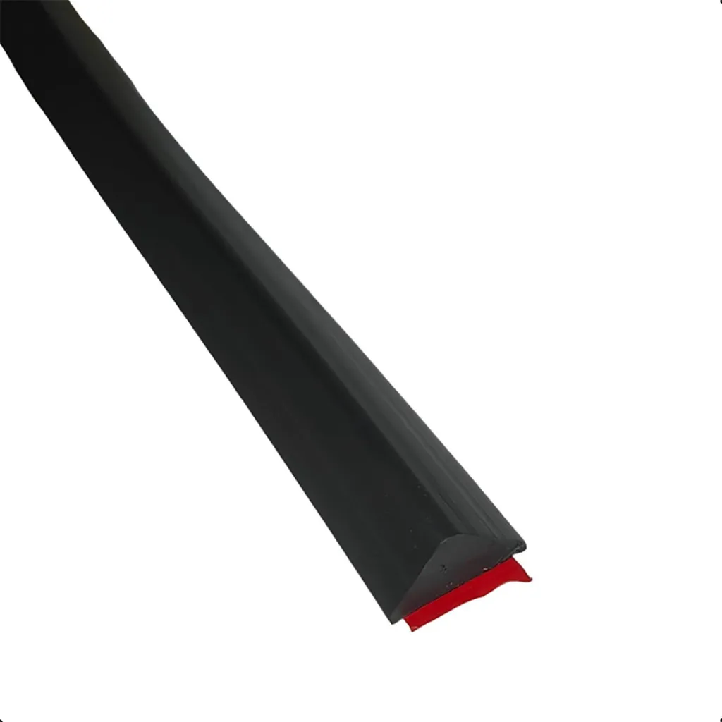 Barrière étanche en silicone noir 1,5m - Protection sol salle de bain
