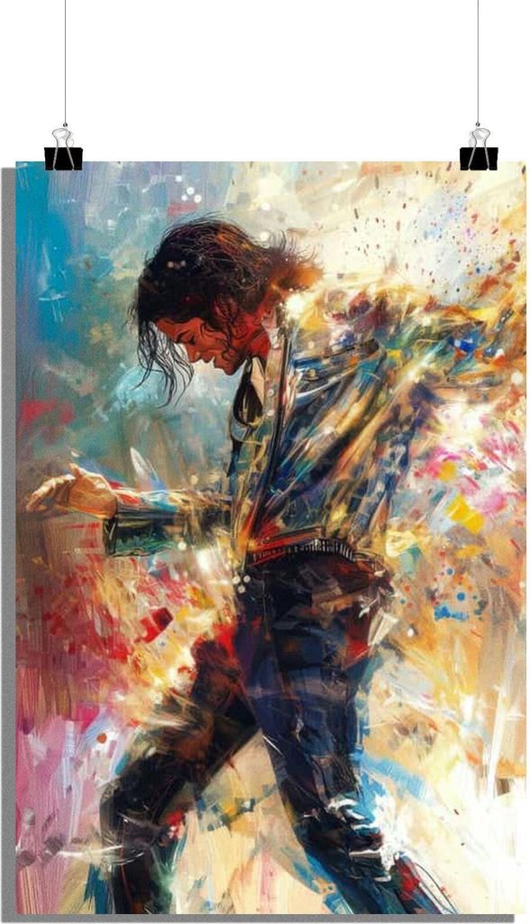 Michael Jackson Poster - Musik Poster - Pop Legende - Produktbild 