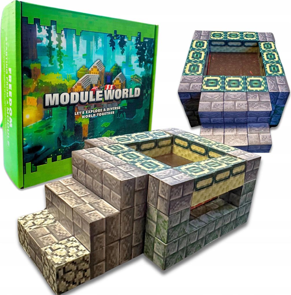 Minecraft Lern-Magnetbaustein-Set 64 PCS + MENSCHEN Produktbild 