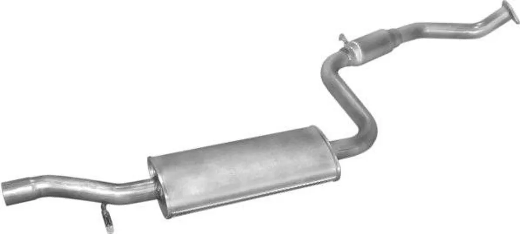 Pot d'Échappement Central pour Volvo S40 et V40 - Qualité POLMO