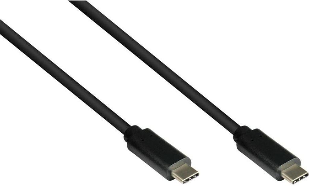 USB-C Ladekabel USB 3.1 (Gen.1) 2m, 3A, schwarz