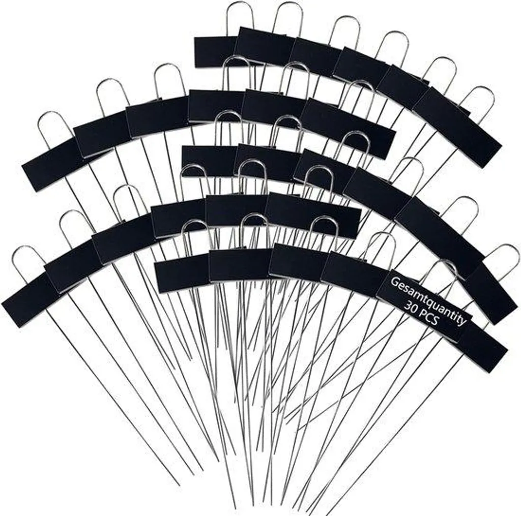 Étiquettes Métalliques Plantes Anti-Rouille Lot de 30 pour Jardinage