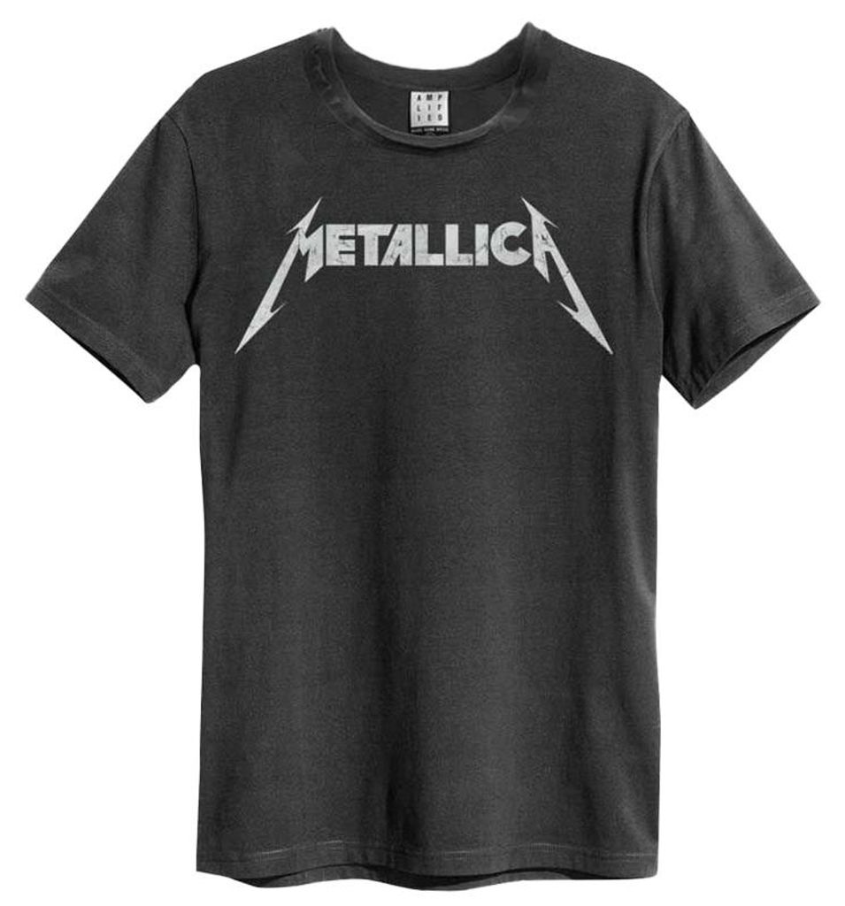 Amplified Shirt Metallica Logo charcoal XL