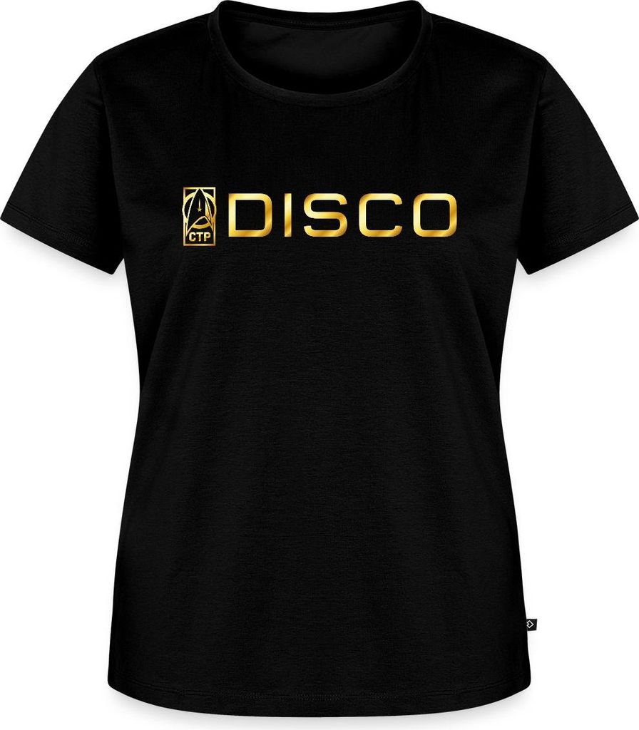 Spreadshirt Star Trek Discovery DISCO DSC Frauen Premium T-Shirt, M, Schwarz