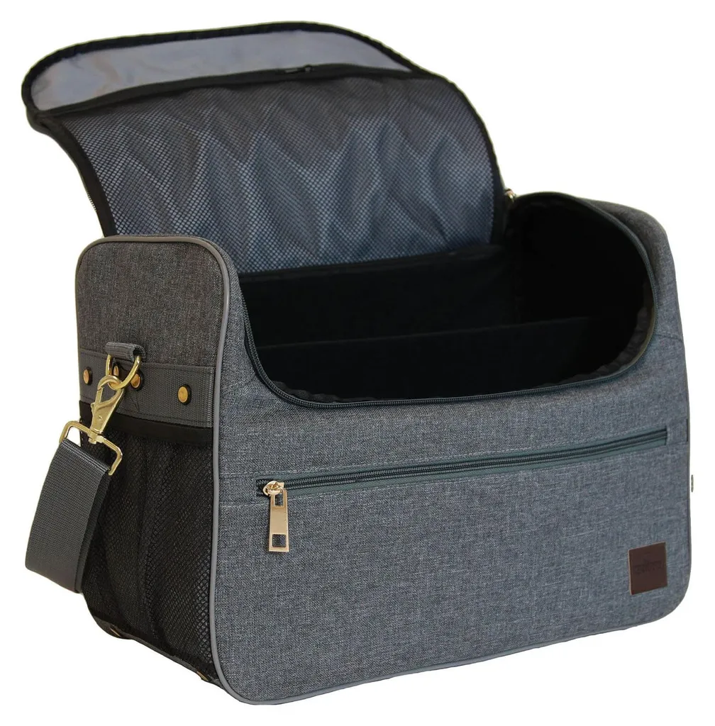 Sac de pansage Kentucky Horsewear Gris Full en tissu robuste et chic