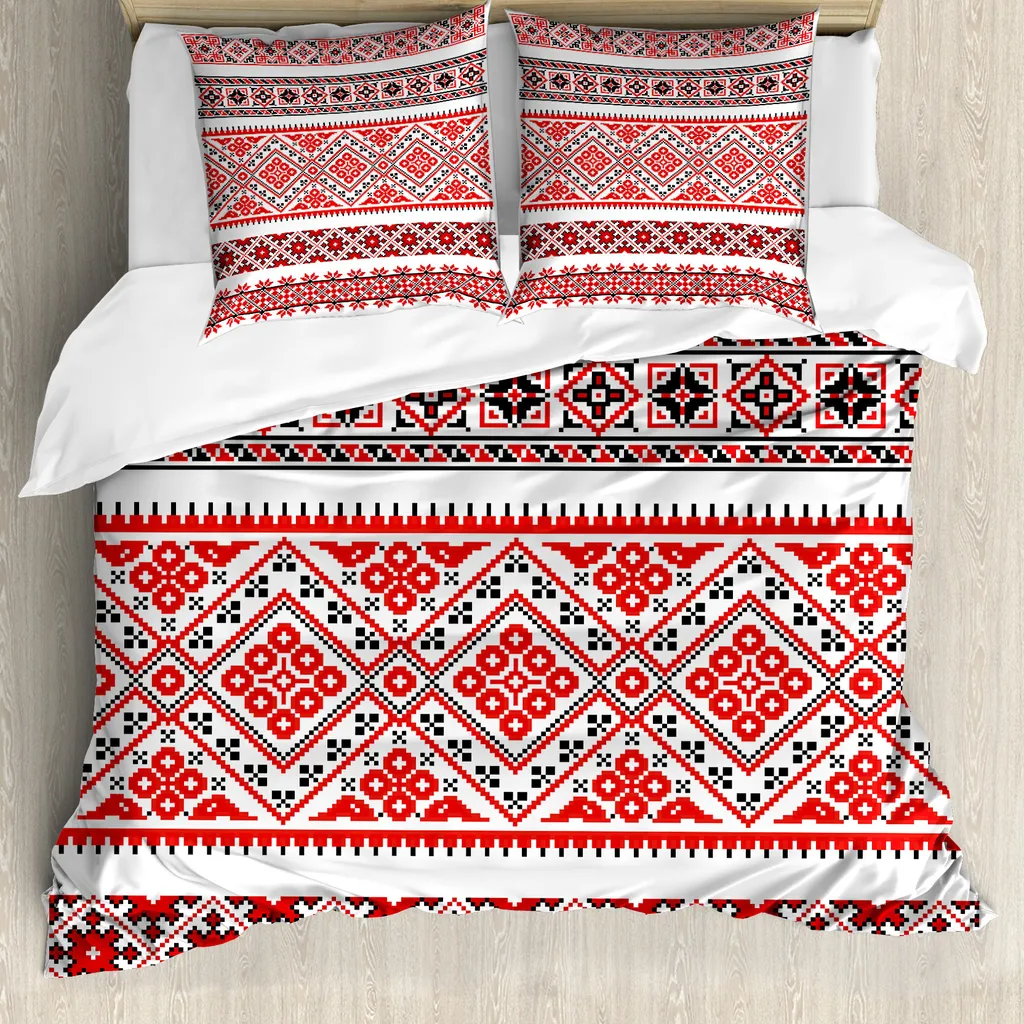 Copripiumino Boho-Chic ABAKUHAUS 200x200 Stile Ucraino Artistico