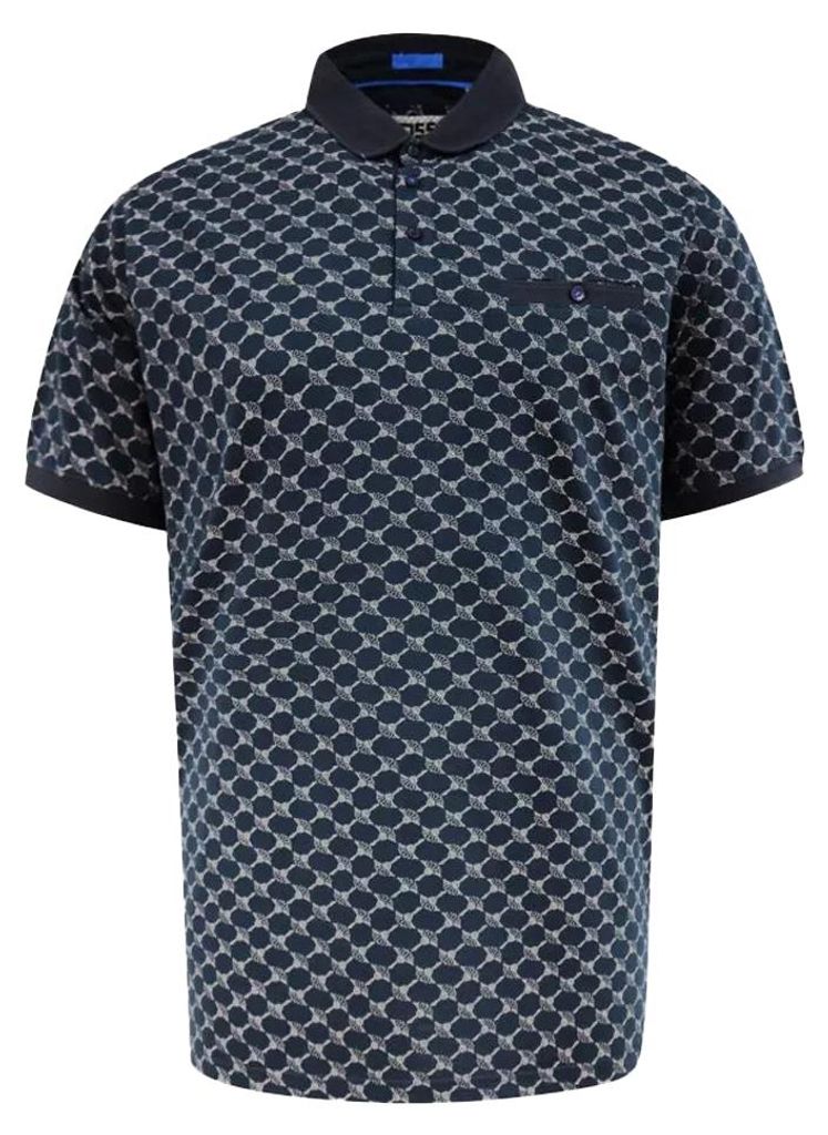 Duke - "Saunders D555" Poloshirt für Herren DC602 (5XL) (Marine)