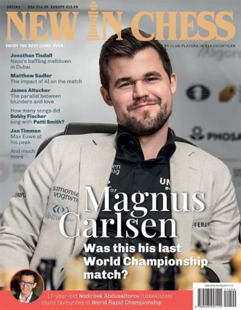 Livre échecs New In Chess 2022/1 avec analyses de grands maîtres