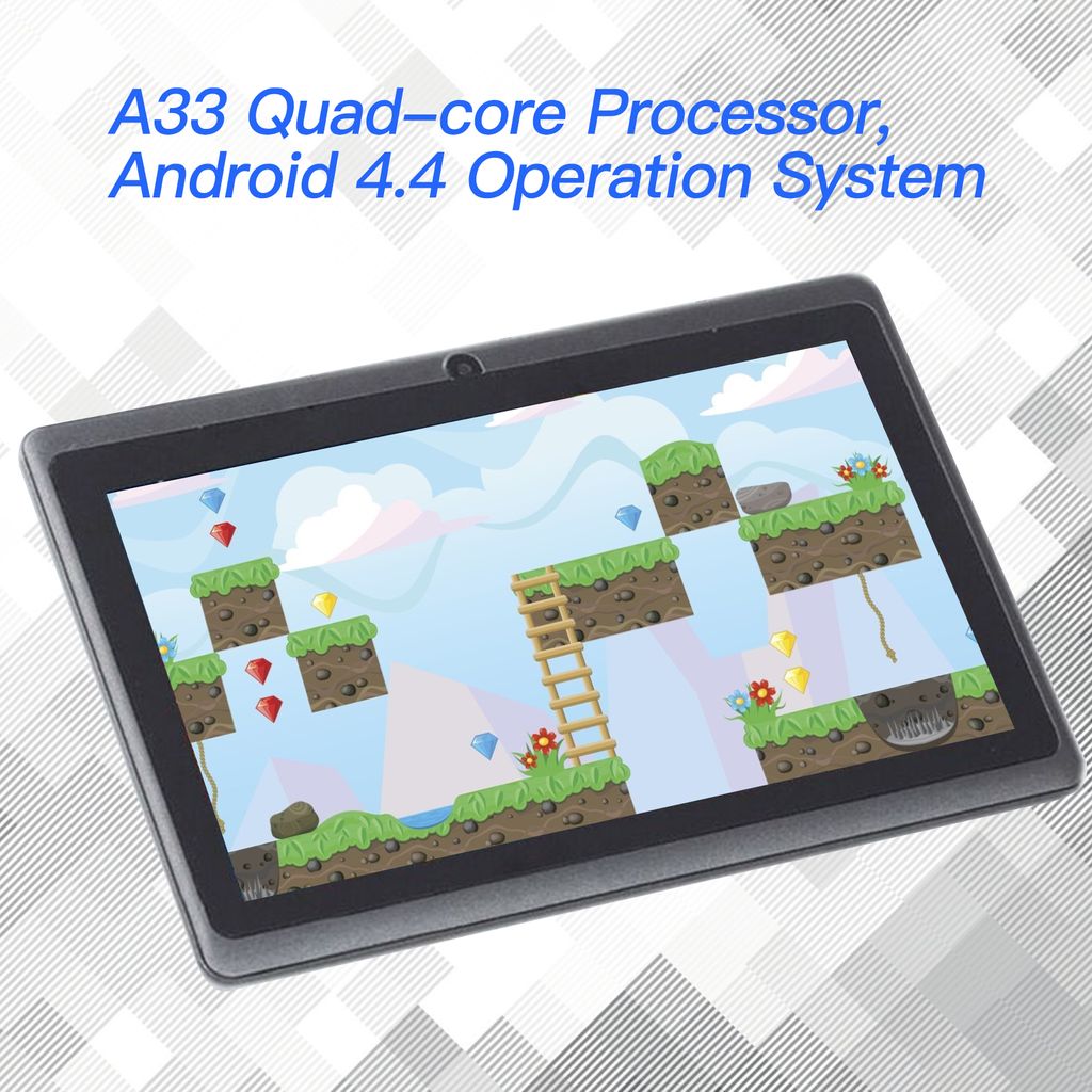 7 Zoll Kinder Tablet Android 4.4 Tablet PC mit Dual-Kameras Produktbild 6