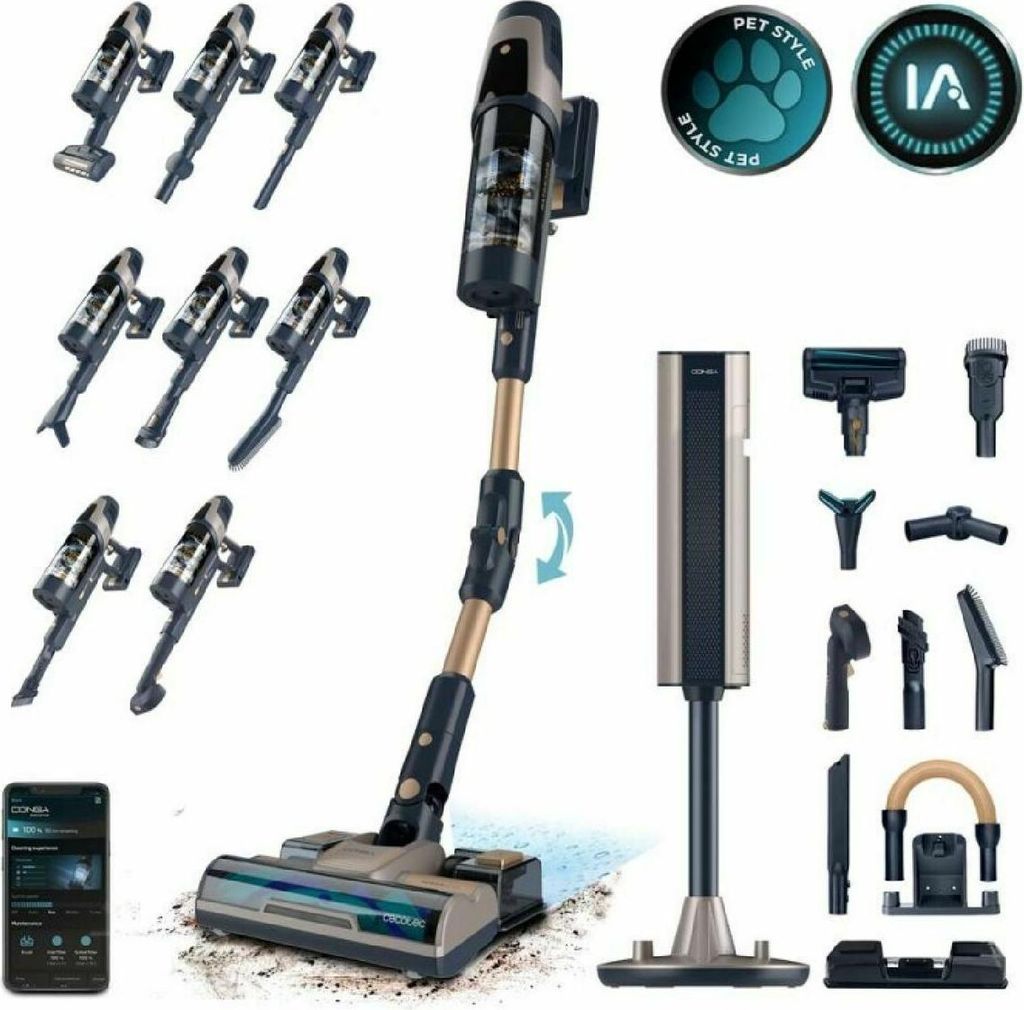 Robot aspirapolvere con base autosvuotante. 300 AW e 850 W. Immagine del prodotto 