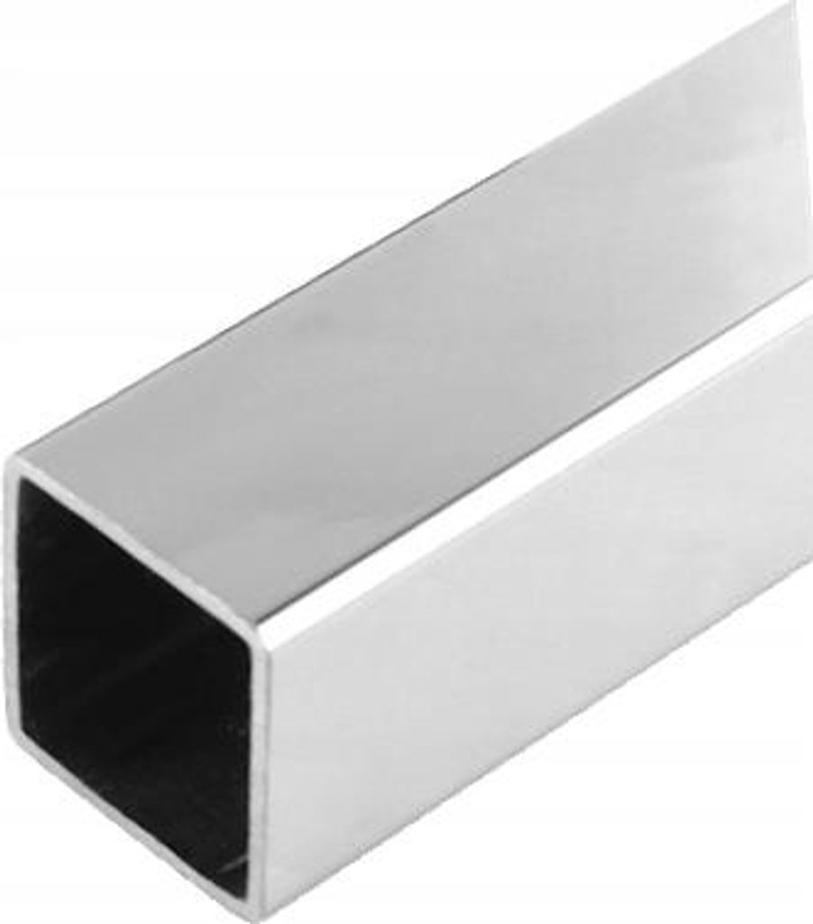 Edelstahlprofil poliert 20x10x1,5 1 Meter 100 cm INOX