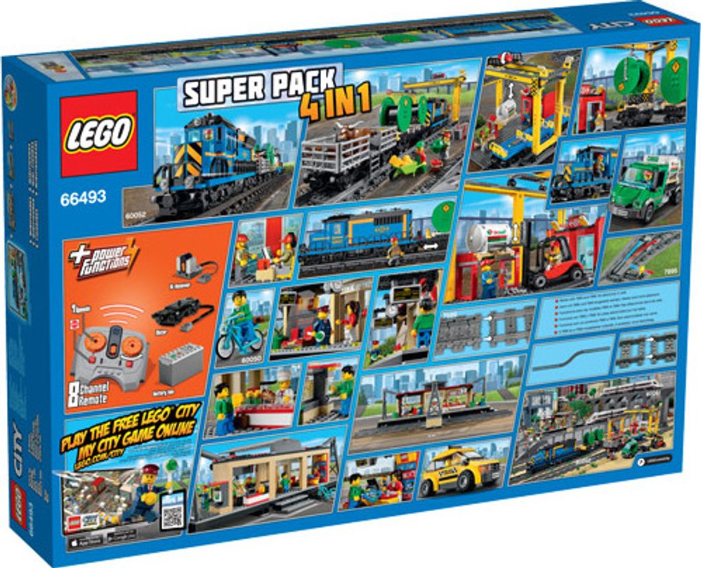 LEGO 66493 City Super Pack 4 in 1 (60050, 60052, 7499, Produktbild 
