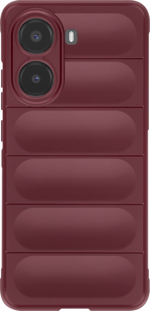 Avizar, Hülle Poco X7 Pro Stoßfest Silikon, Weinrot