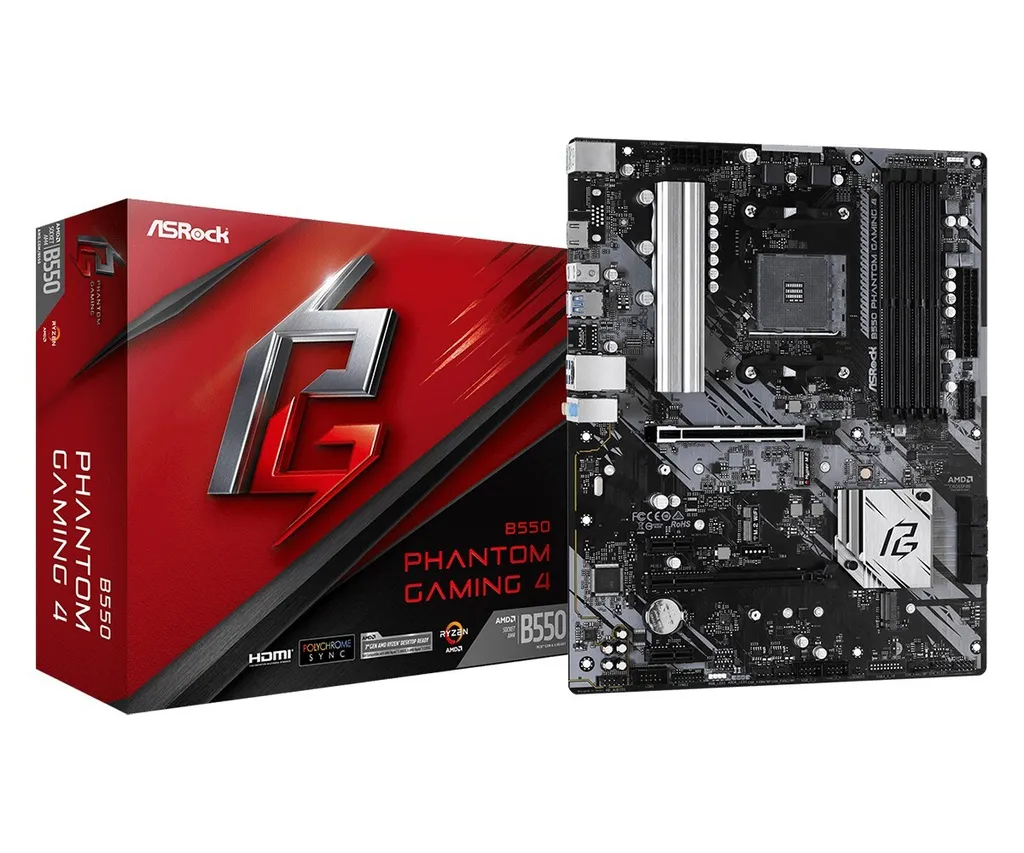 Scheda Madre ASRock B550 Phantom Gaming 4 ATX | Ryzen 5000 Ready