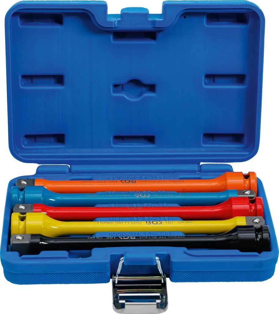 Kit Limitatore di Coppia BGS 185 Torsionstab-Satz 5-tlg 1/2 Pollici