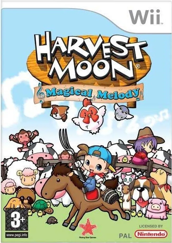 Jeu Wii Harvest Moon Magical Melody PAL pour Enfant et Adulte Passionné