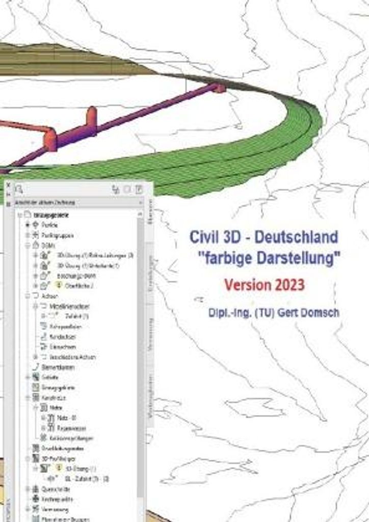Civil 3D-Deutschland, Version 2023 "farbige Darstellung" (für Anwender)