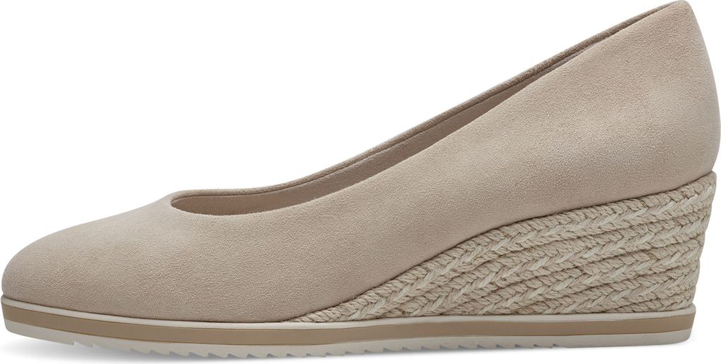 Tamaris Damen Pumps Leder Keilabsatz Bastoptik 1-22303-42, Produktbild 4